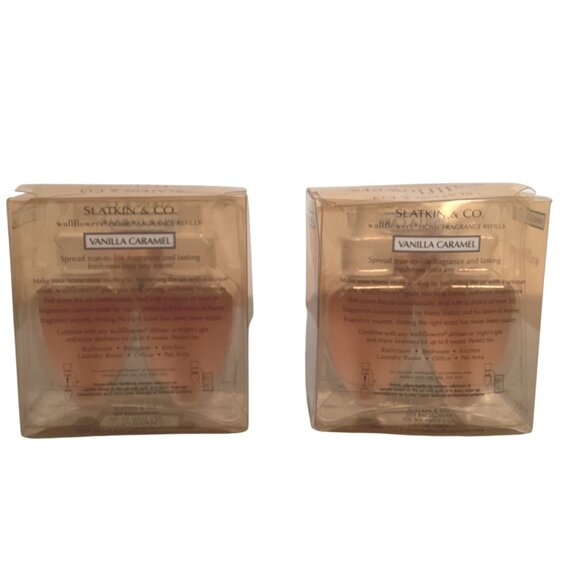 Slatkin & Co. Wallflowers Vanilla Caramel Home Fragrance Refills 2 Boxes 4 units - Picture 2 of 7